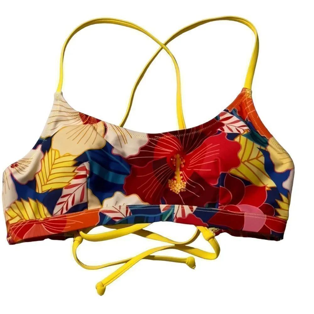 Cupshe Red Yellow 2-Pc Bikini Set SMALL - Picture 4 of 11